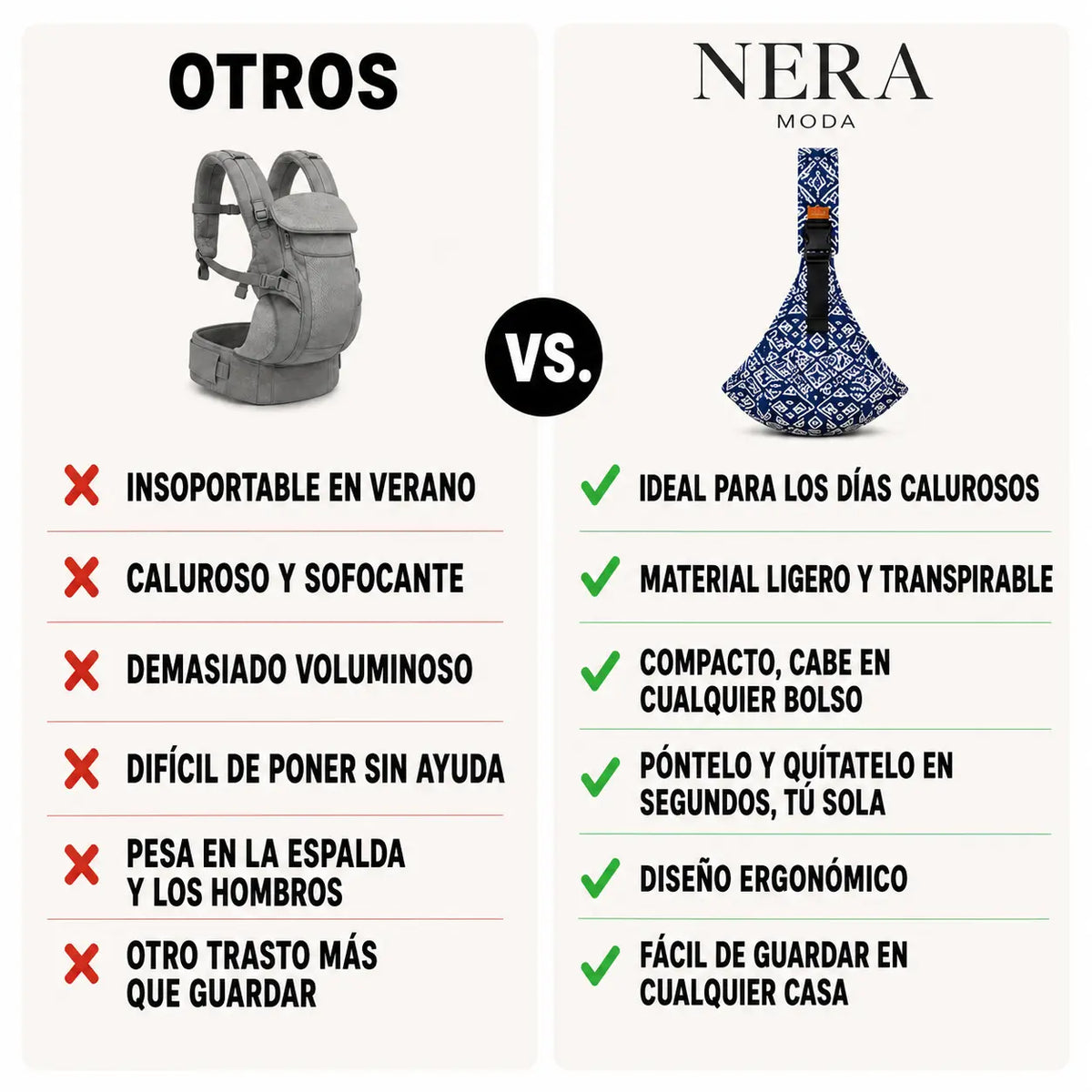 Porta Bebes NERA